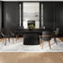 TOVAS OV BLK - CASPIAN BLK-7PC DINING SET