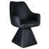 TOVAS RND BLK - CAPRESE BK-5PC DINING SET