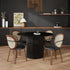 TOVAS RND BLK - ORIAS WAL-5PC DINING SET