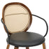 TOVAS RND BLK - ORIAS WAL-5PC DINING SET