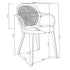 TOVAS RND BLK - ORIAS WAL-5PC DINING SET