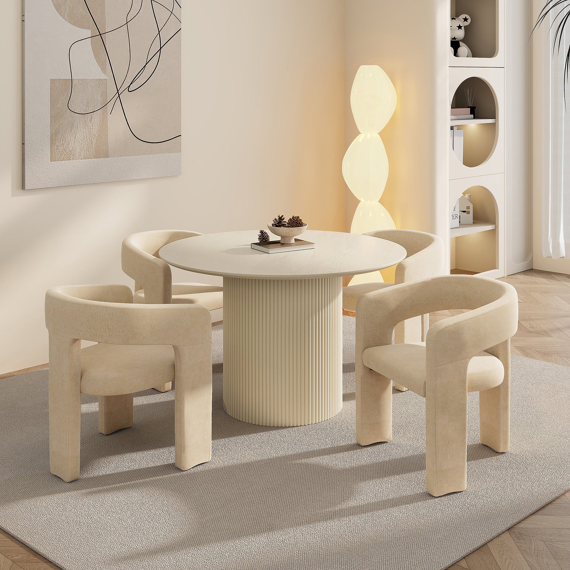 TOVAS RND IV - AMARA BEG-5PC DINING SET