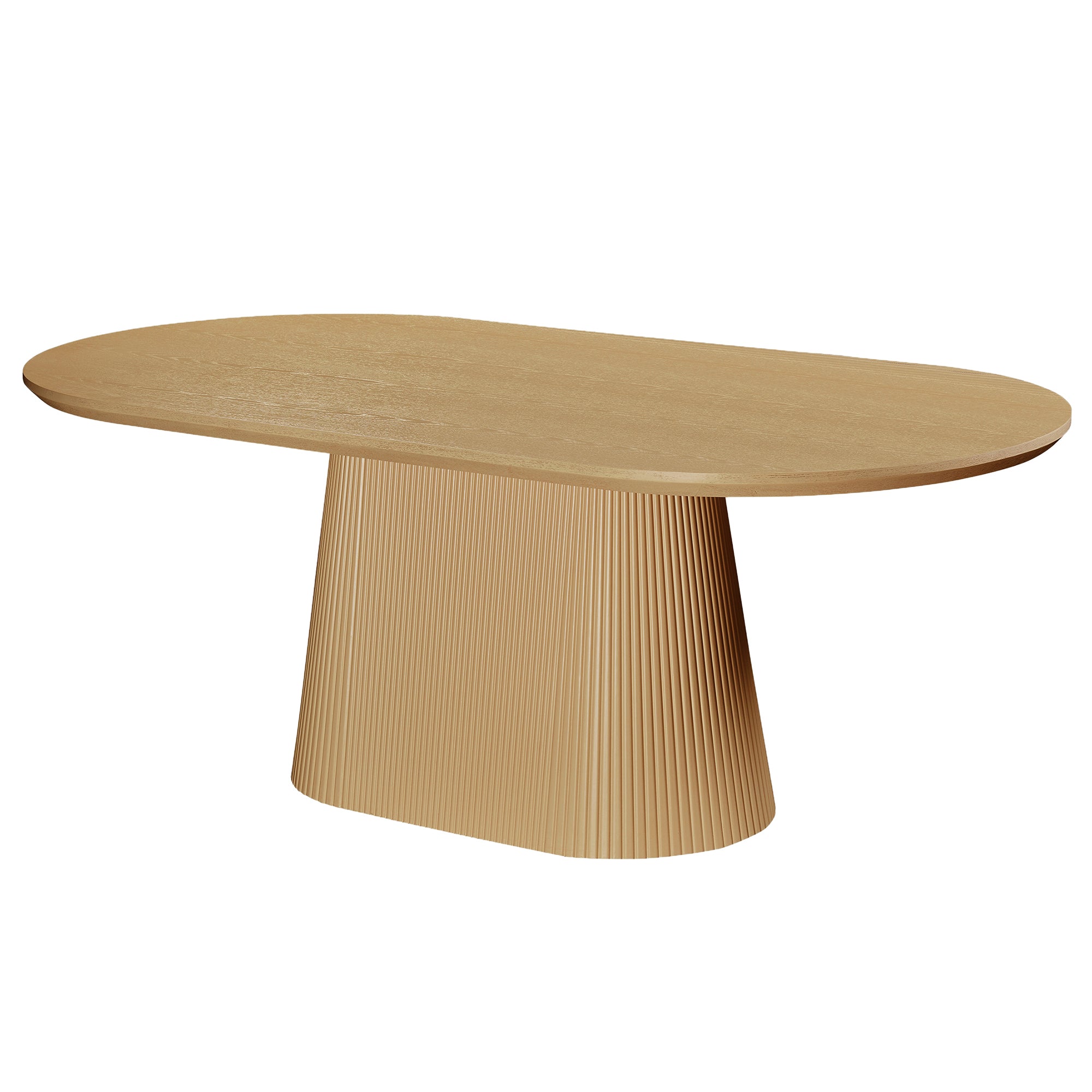 TOVAS OV NAT - ORIAS LT OAK-7PC DINING SET