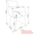 MARTINA - TITANI BRN-5PC DINING SET