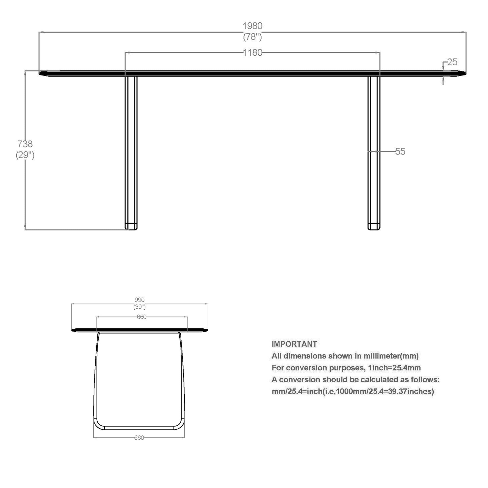 BAZUL - FREYA WAL-7PC DINING SET