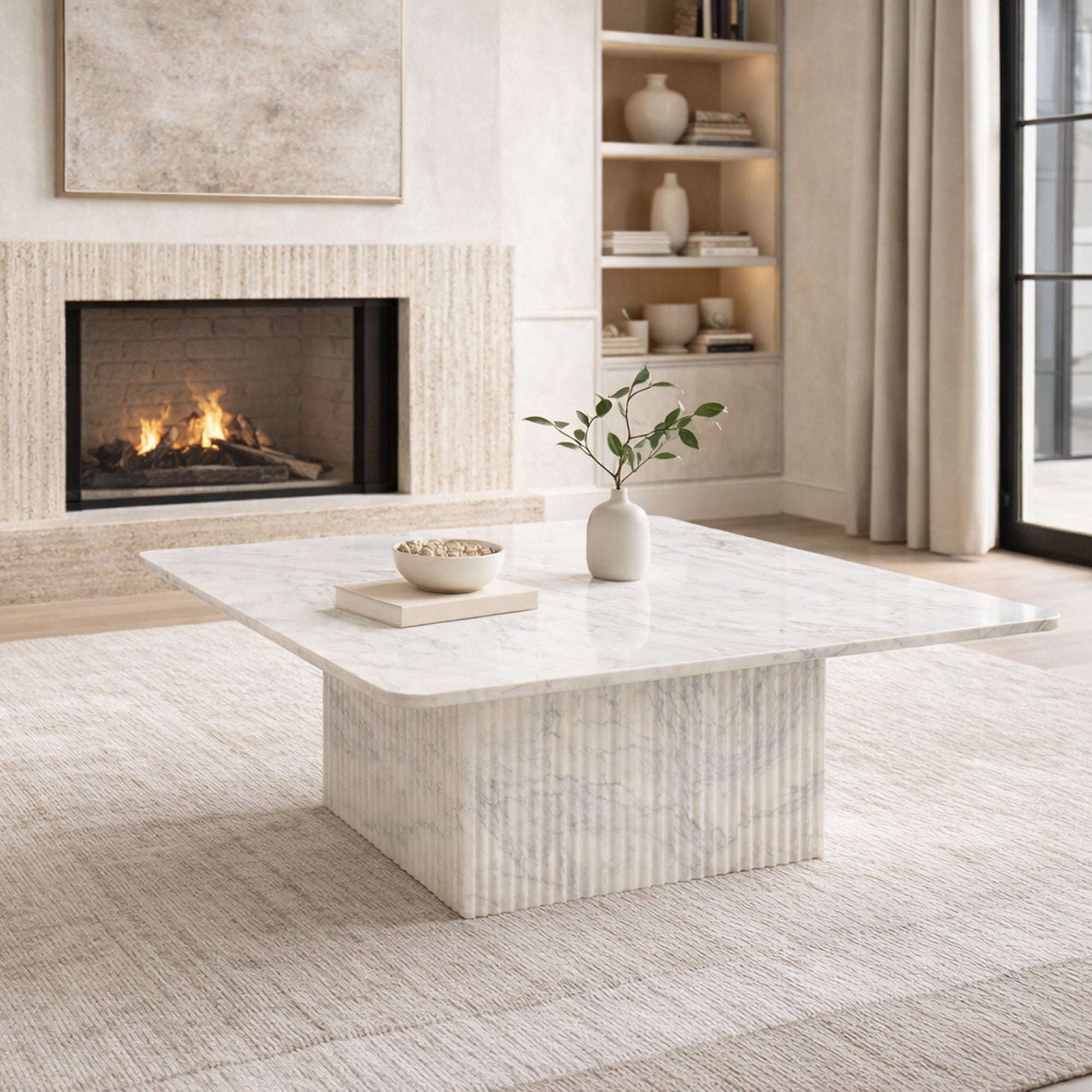 ROLAND-COFFEE TABLE-WHITE