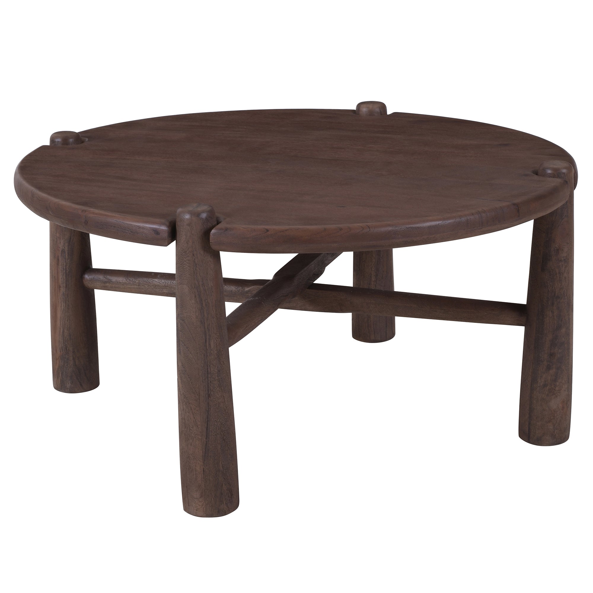 CARLYN-COFFEE TABLE-DARK WALNUT