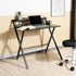 Folding Computer Desk - 32" Black or Maple Folding Style - JL Folding Desk