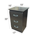 STR "Tall Boy" 3 Drawer Narrow Chest - Available in various Colours