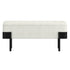 ODELL-STORAGE BENCH-IVORY