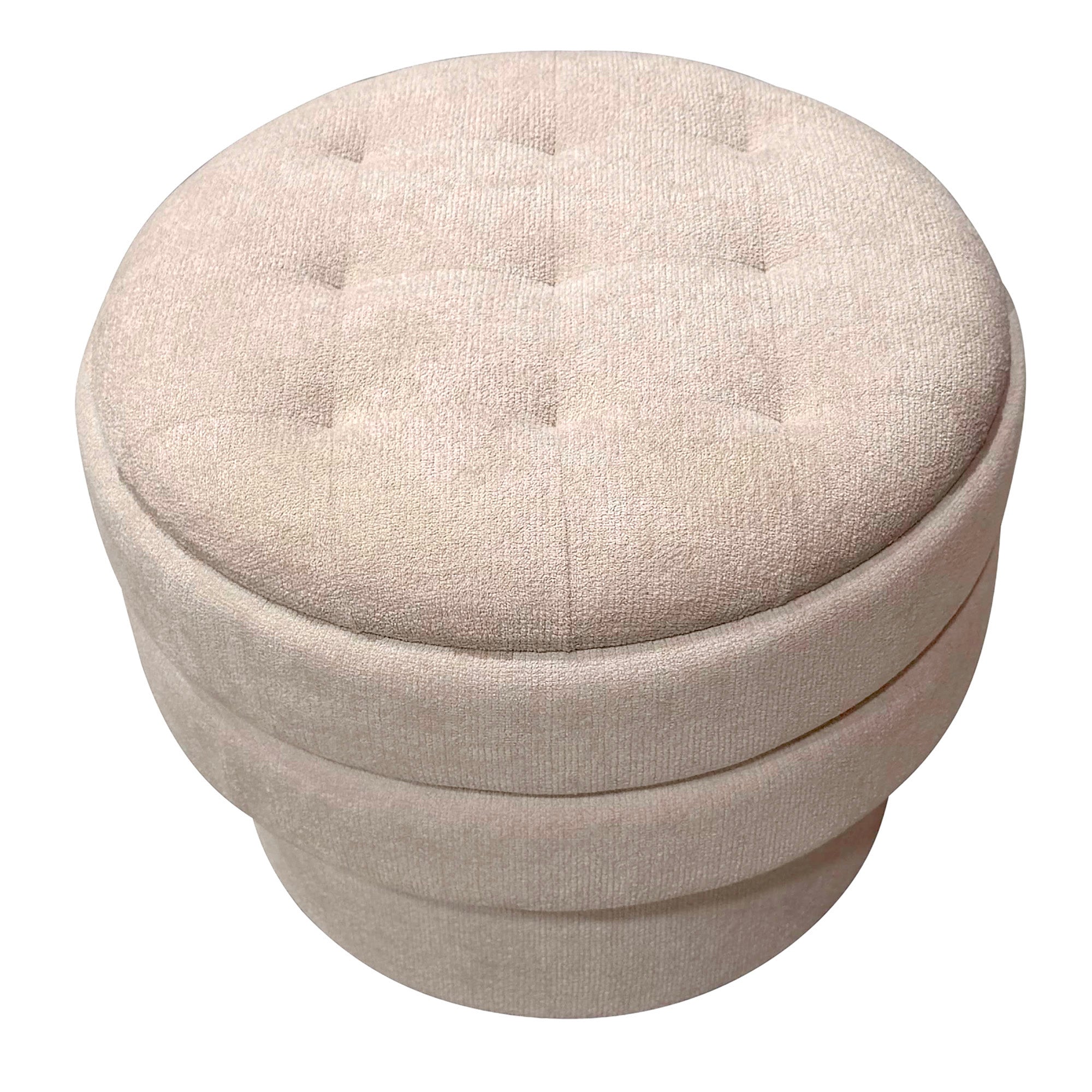 KEPLER-ROUND STORAGE OTTOMAN-OAT