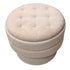 KEPLER-ROUND STORAGE OTTOMAN-OAT