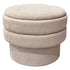 KEPLER-ROUND STORAGE OTTOMAN-OAT