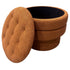 KEPLER-ROUND STORAGE OTTOMAN-RUST