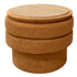KEPLER-ROUND STORAGE OTTOMAN-RUST