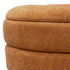 KEPLER-ROUND STORAGE OTTOMAN-RUST