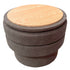 KEPLER-RND STORAGE OTTOMAN-WARM CHARCOAL