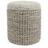 INDIGO-STORAGE OTTOMAN-BEIGE CHARCOAL