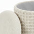 INDIGO-STORAGE OTTOMAN-IVORY