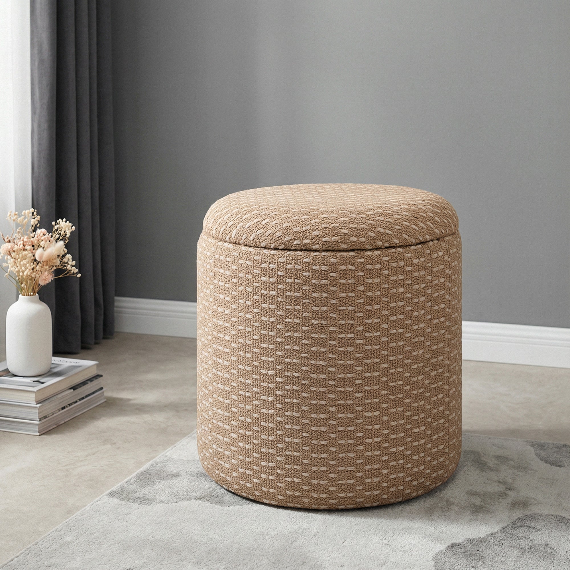 FENNA-STORAGE OTTOMAN-CAMEL