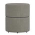 NOVAR-ROUND SWIVEL OTTOMAN-WARM GREY