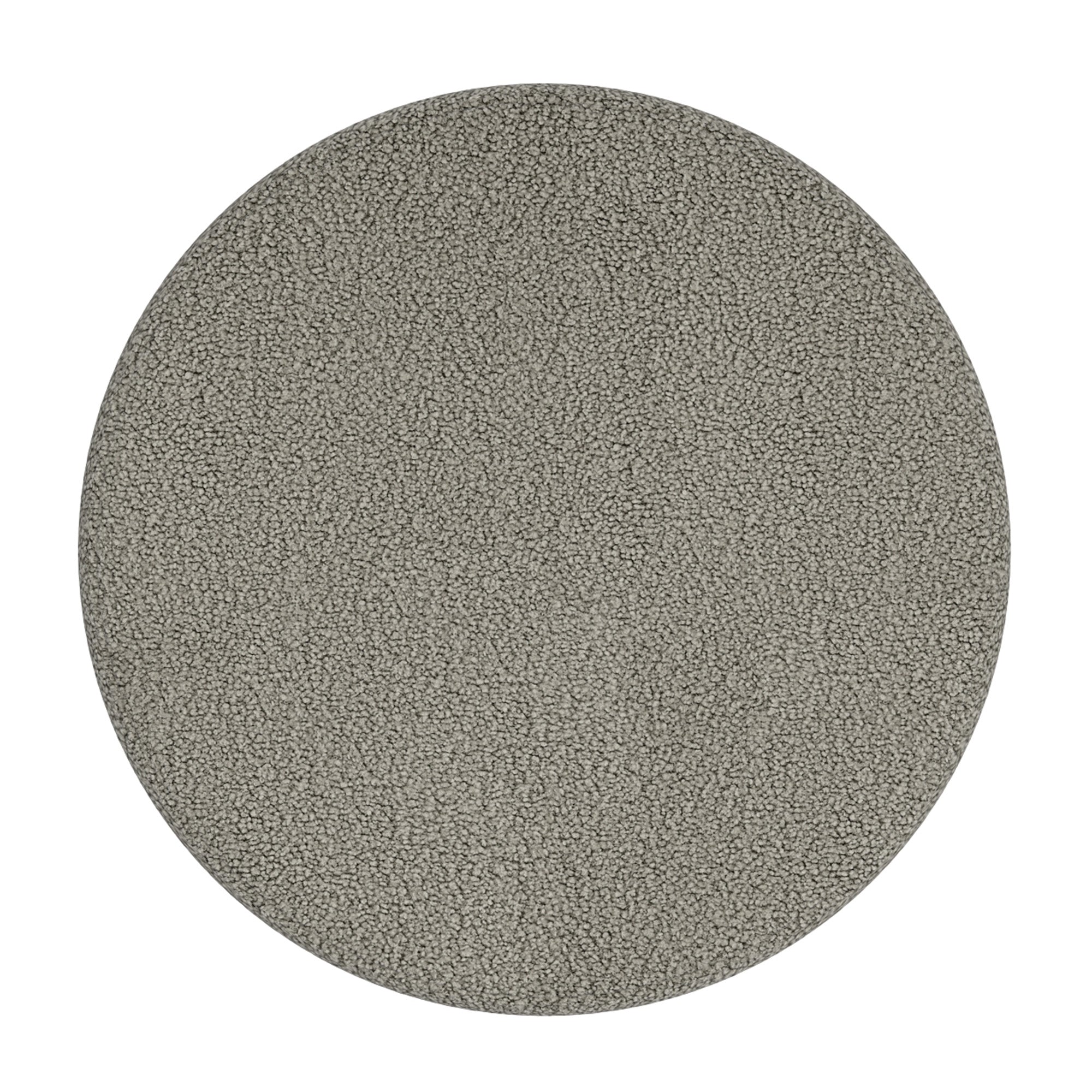 NOVAR-ROUND SWIVEL OTTOMAN-WARM GREY