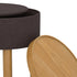 POLLY-STORAGE OTTOMAN-CHARCOAL NATURAL