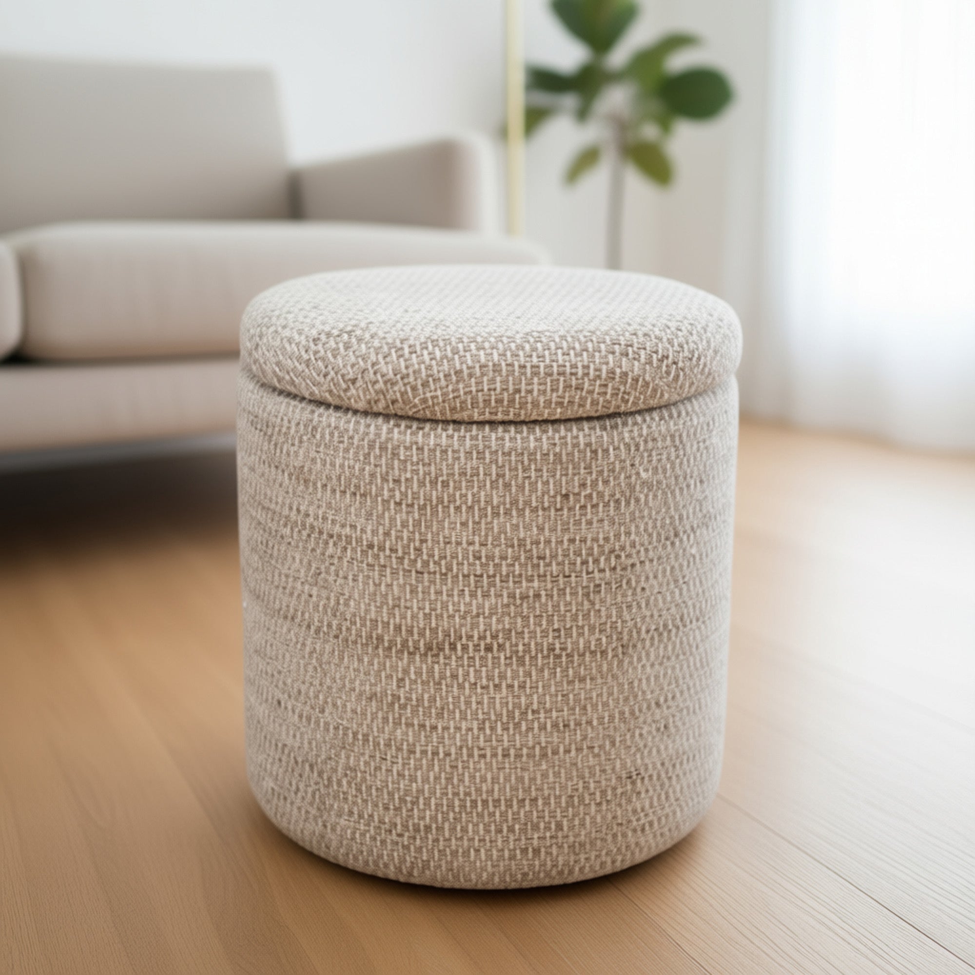 DALIA-STORAGE OTTOMAN-BEIGE