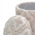 MAGNOLIA-ROUND STORAGE OTTOMAN-IVORY