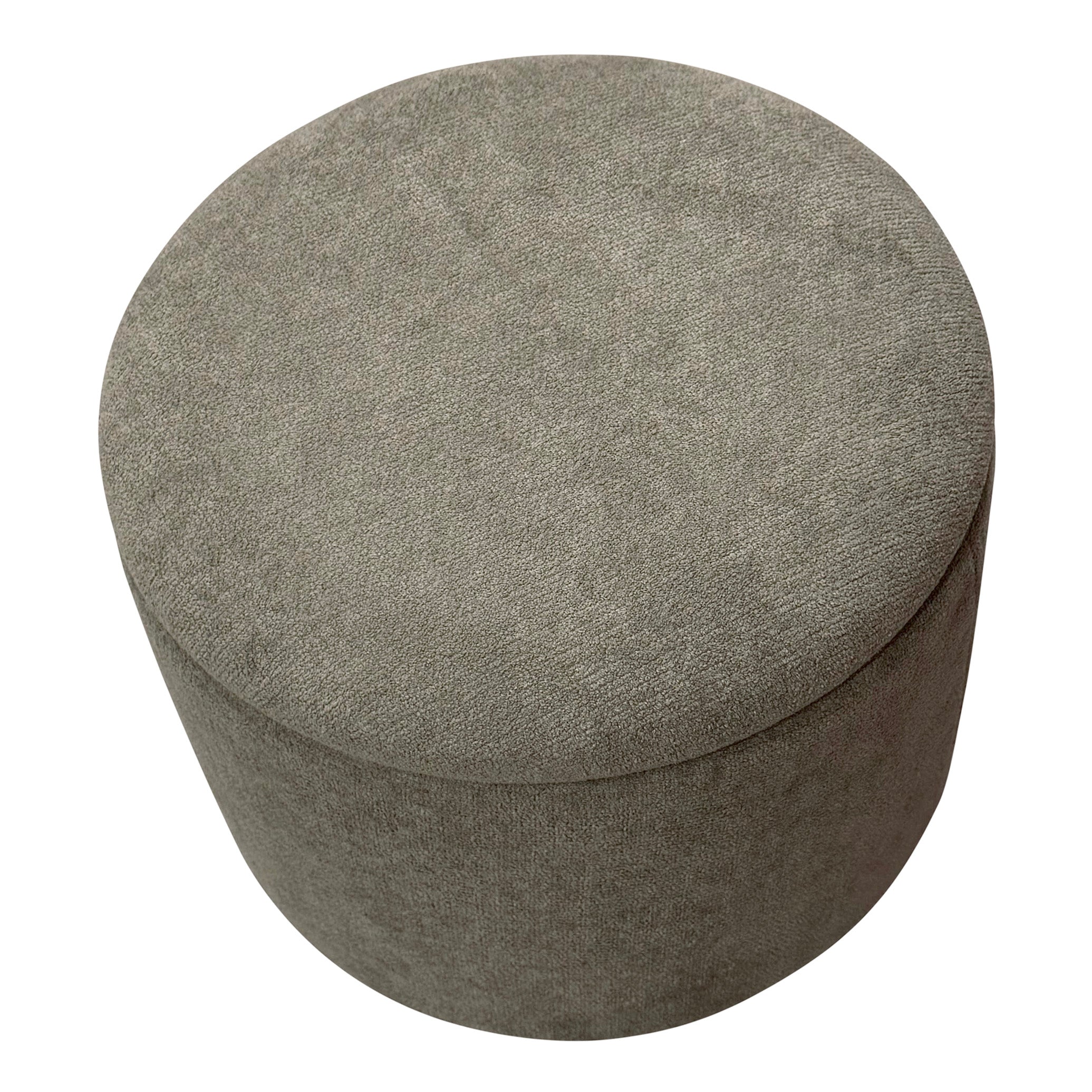 SADIE-ROUND STORAGE OTTOMAN-MOSS