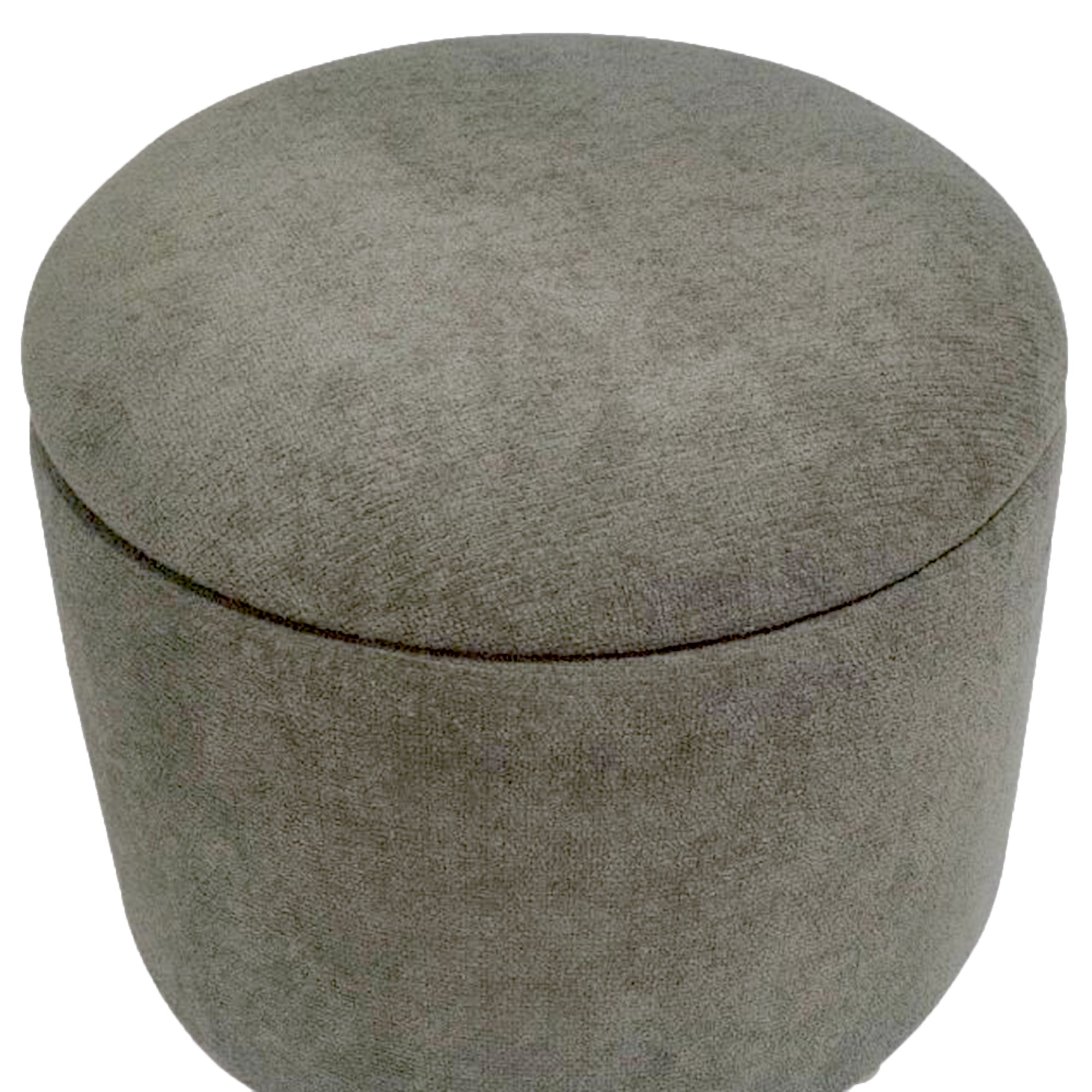 SADIE-ROUND STORAGE OTTOMAN-MOSS