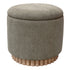SADIE-ROUND STORAGE OTTOMAN-MOSS