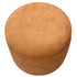 SADIE-ROUND STORAGE OTTOMAN-RUST