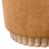 SADIE-ROUND STORAGE OTTOMAN-RUST