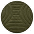 LULLU-ROUND STORAGE OTTOMAN-OLIVE GREEN