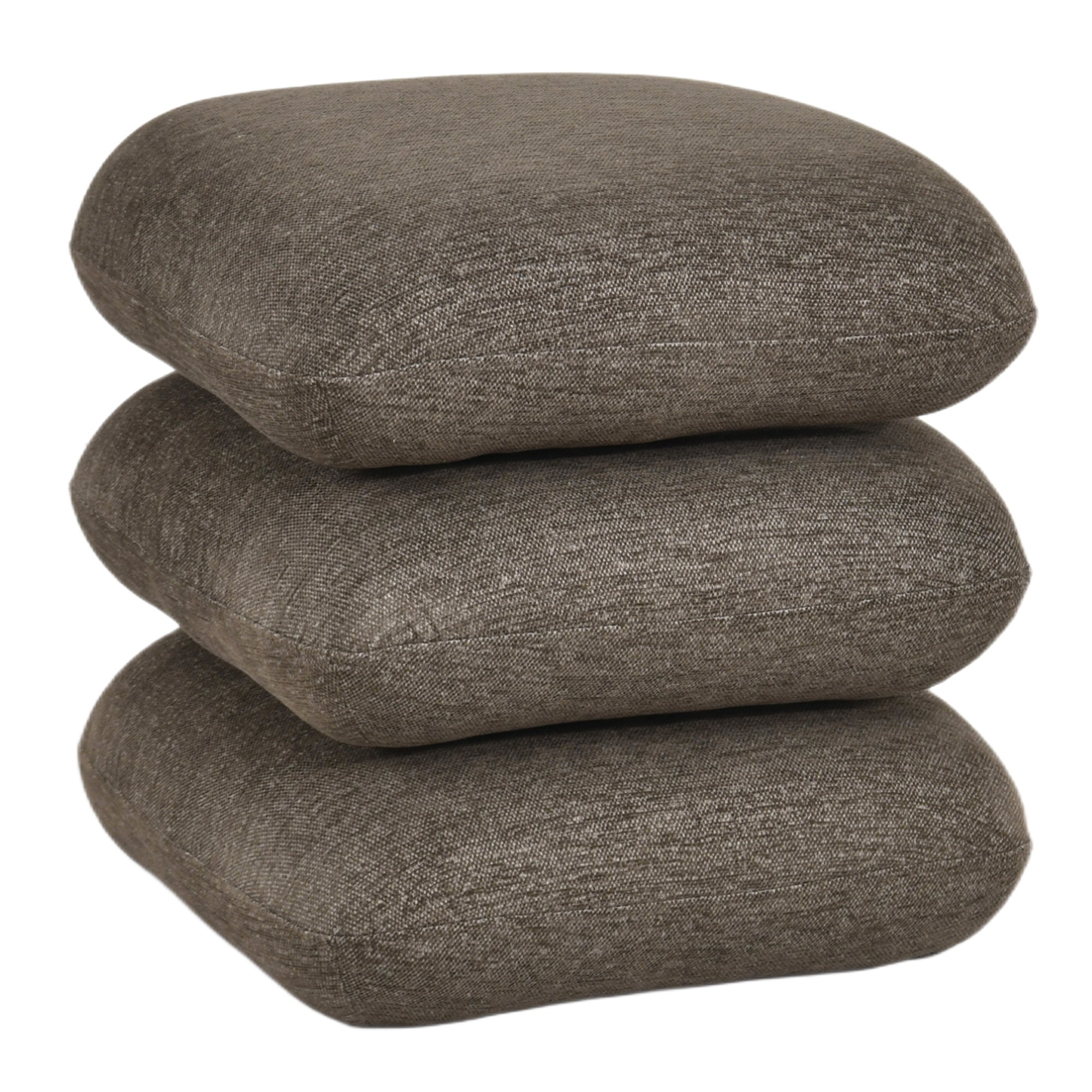 RYLEE-SQUARE OTTOMAN-BROWN
