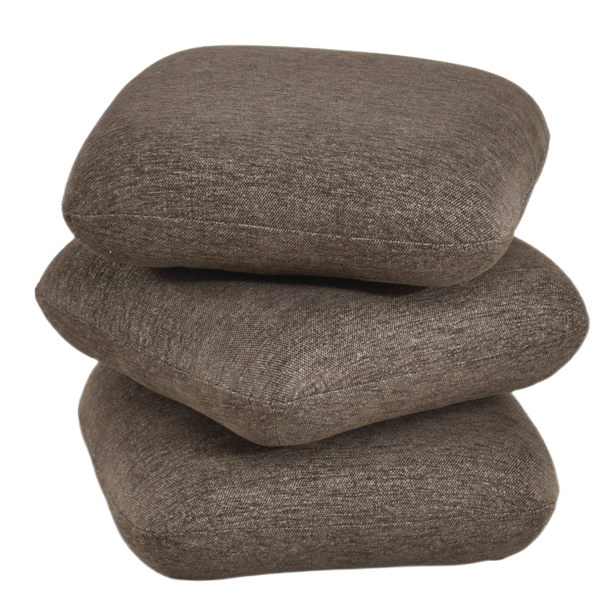 RYLEE-SQUARE OTTOMAN-BROWN