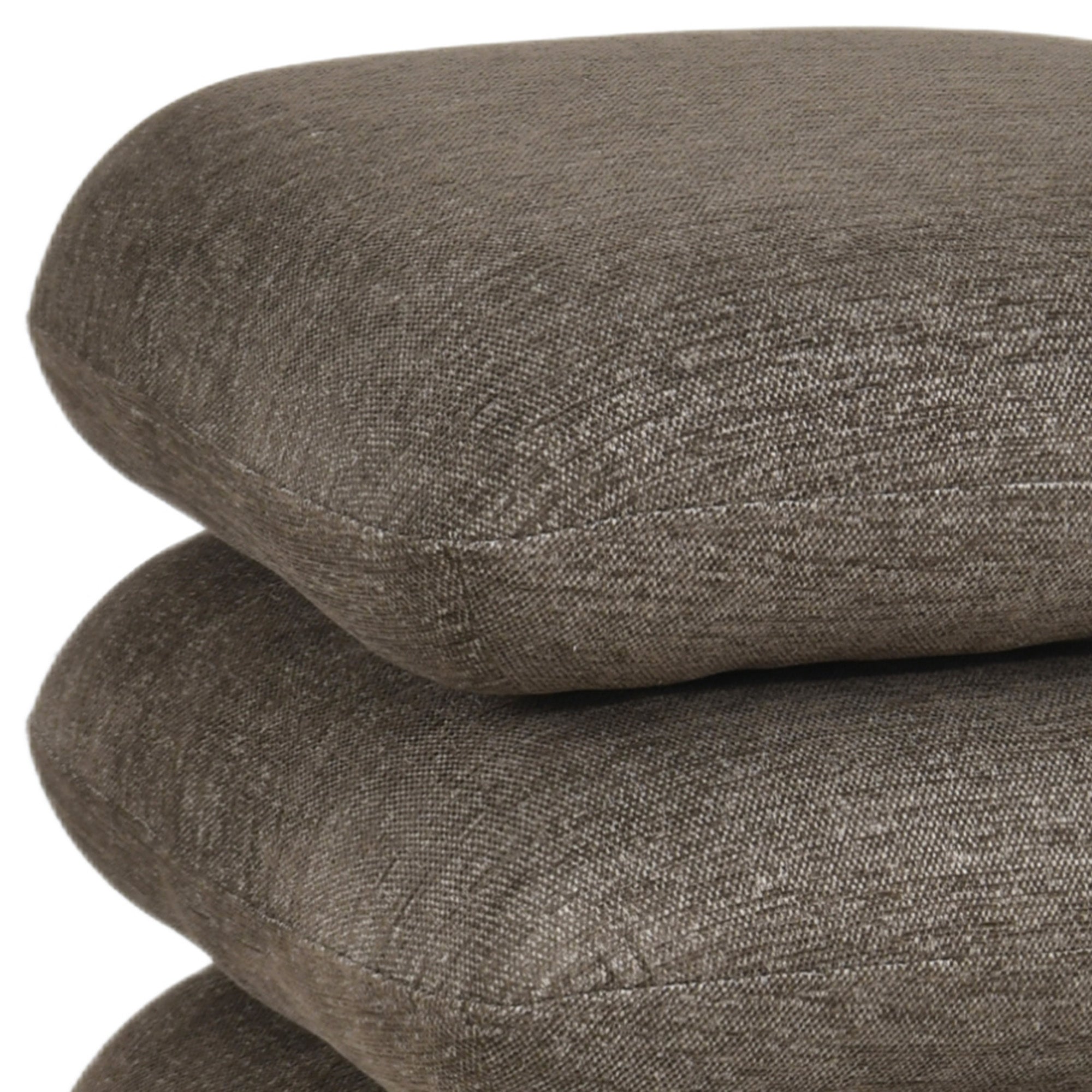 RYLEE-SQUARE OTTOMAN-BROWN