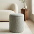 TWYLA-ROUND STORAGE OTTOMAN-SAGE