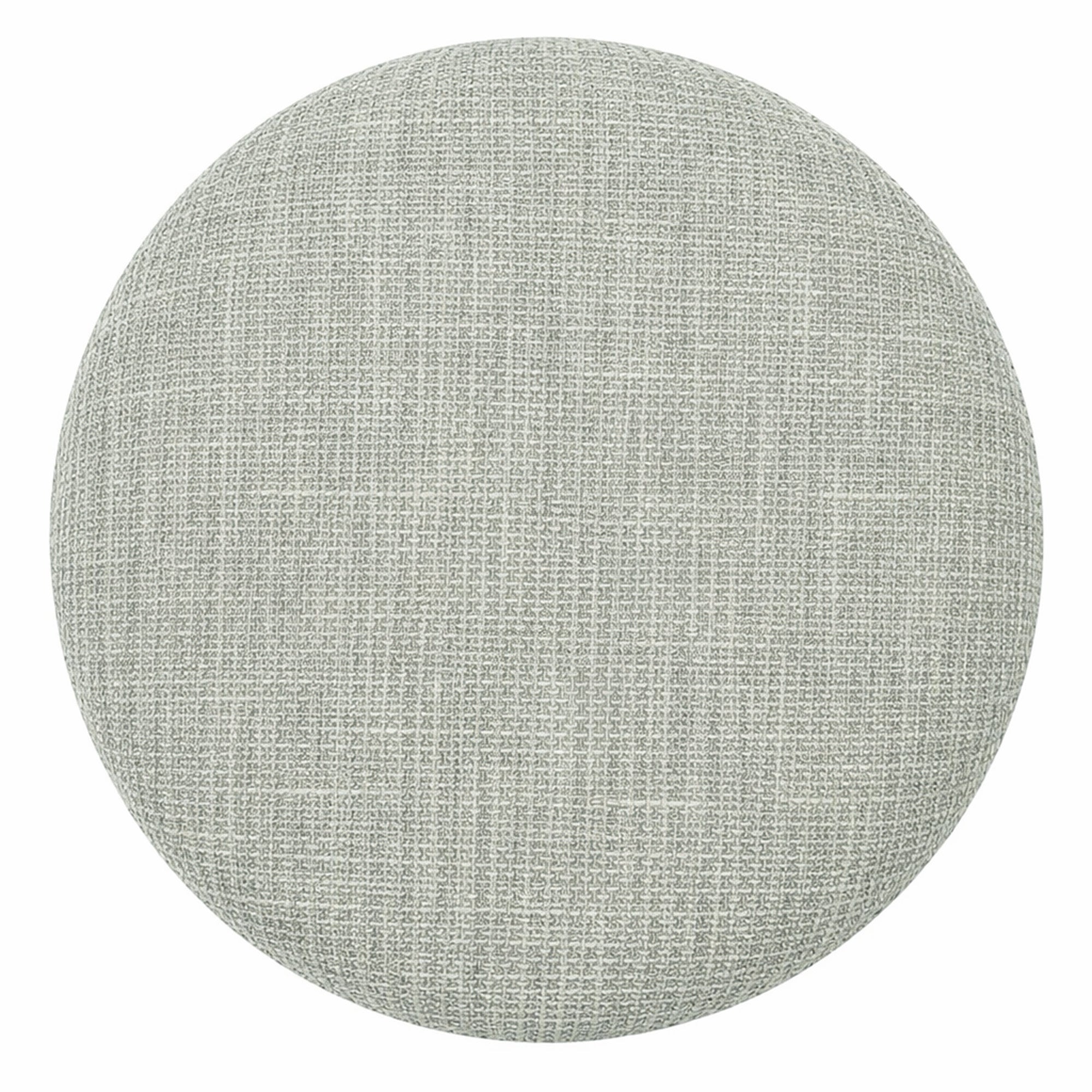 TWYLA-ROUND STORAGE OTTOMAN-SAGE