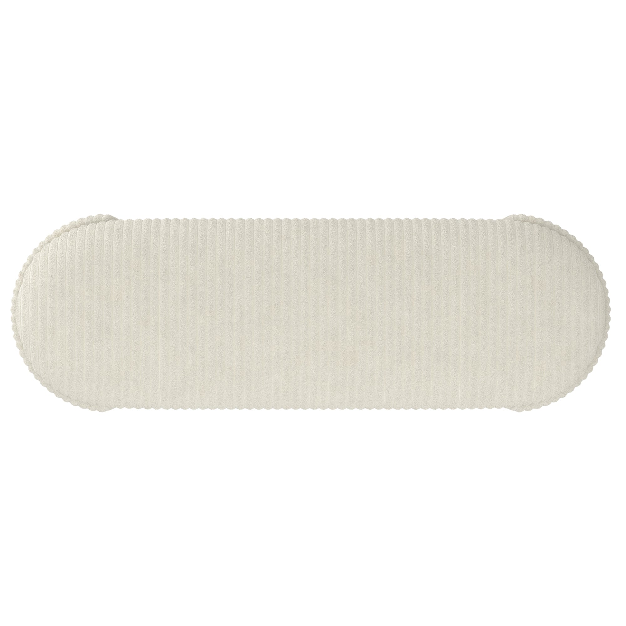 CYBIL-STORAGE OTTOMAN-IVORY