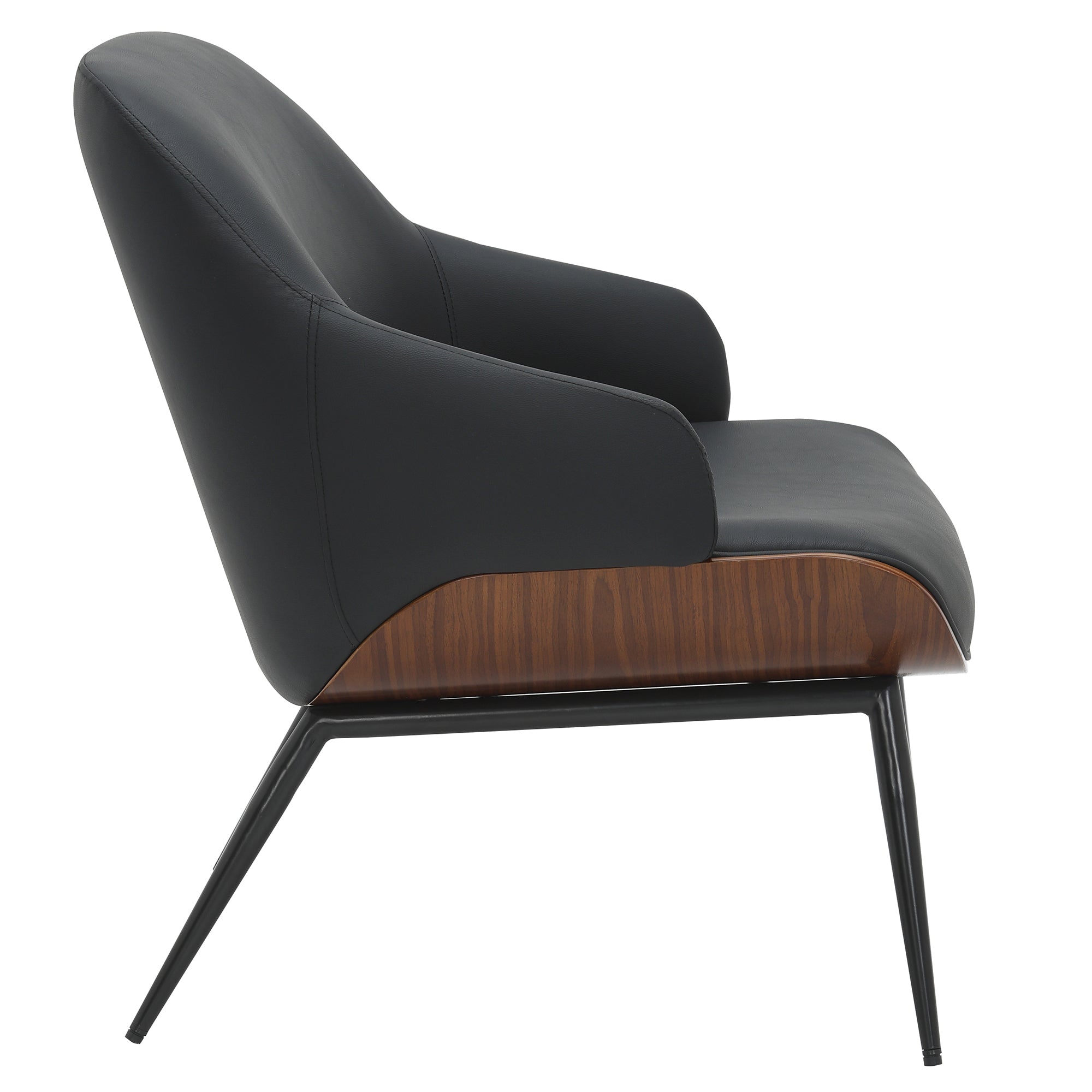 UMBER-ACCENT CHAIR-BLACK