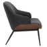 UMBER-ACCENT CHAIR-BLACK