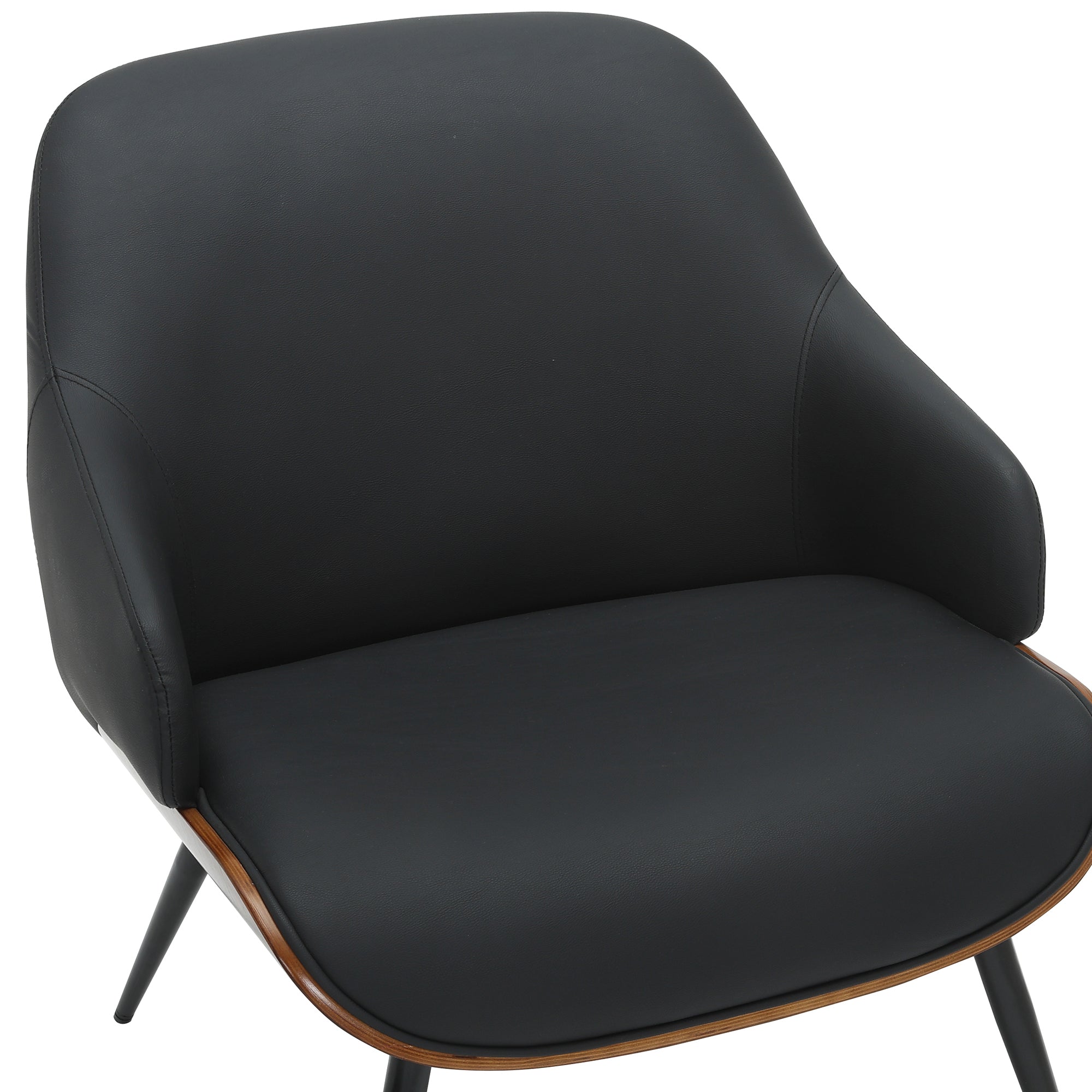 UMBER-ACCENT CHAIR-BLACK