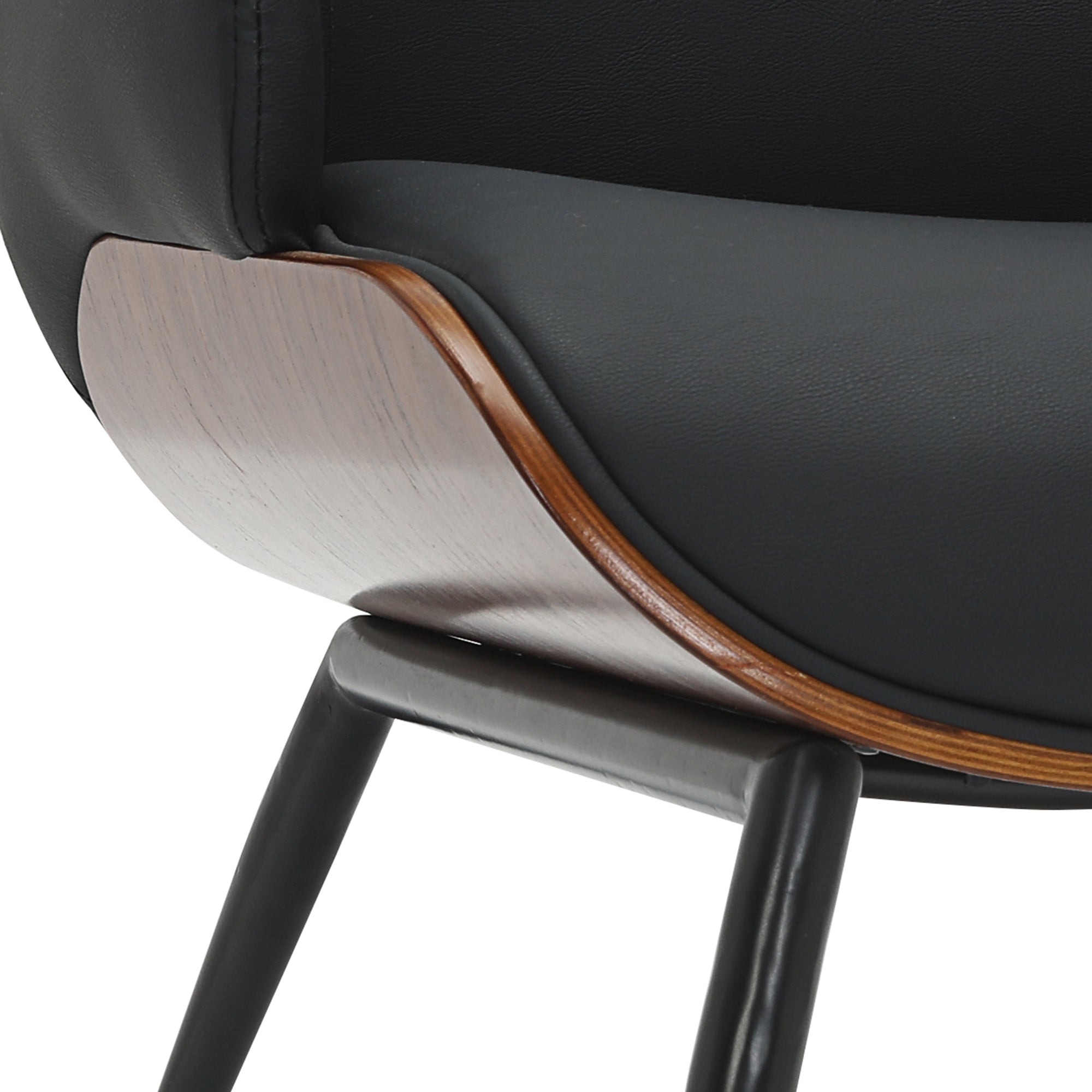 UMBER-ACCENT CHAIR-BLACK