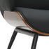 UMBER-ACCENT CHAIR-BLACK