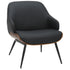 UMBER-ACCENT CHAIR-BLACK
