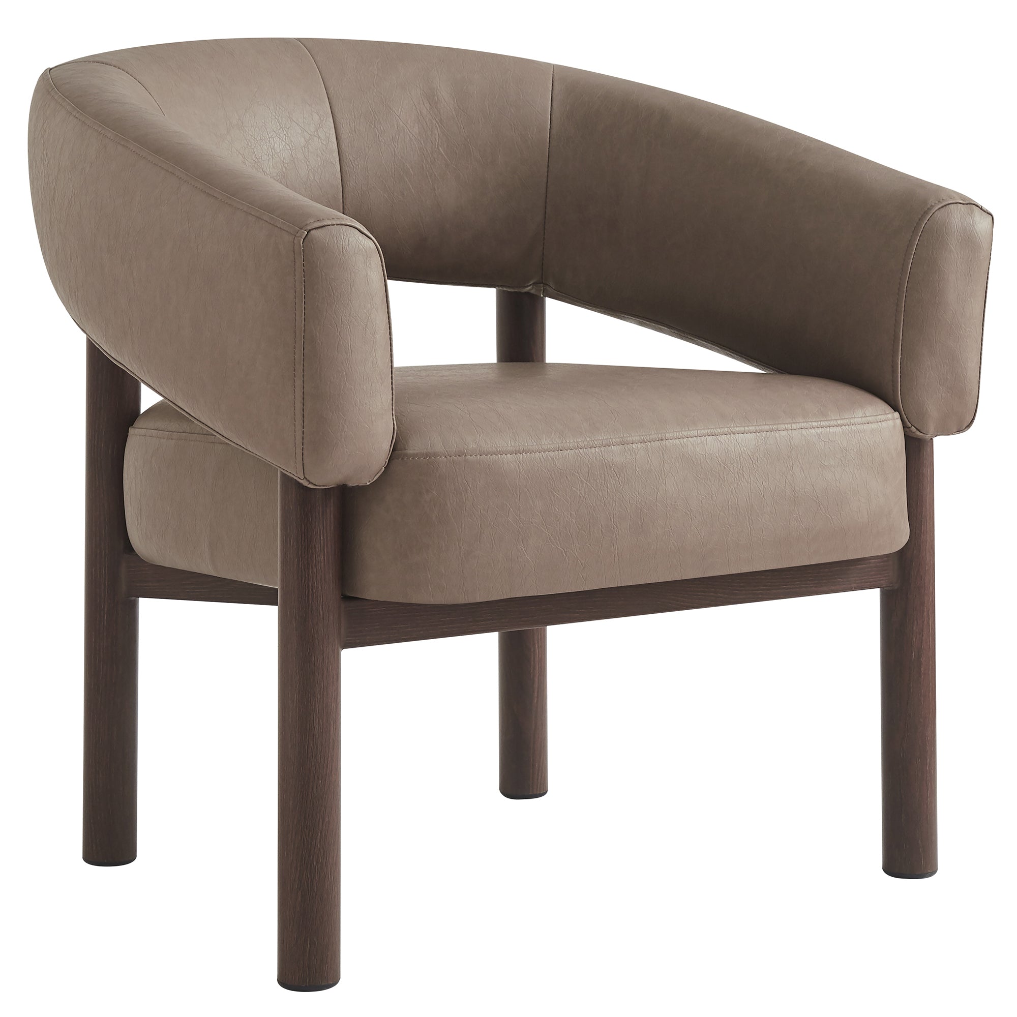 ALLEGRA-ACCENT CHAIR-DARK TAUPE
