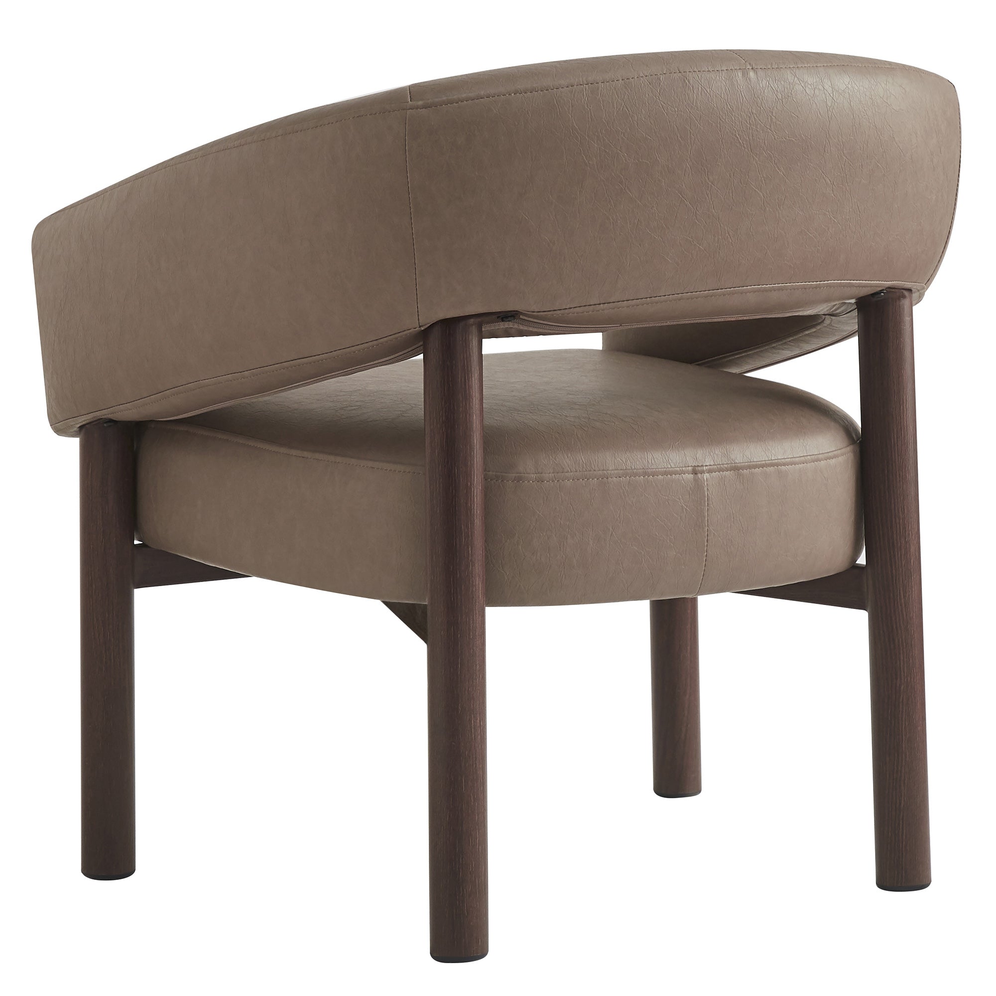 ALLEGRA-ACCENT CHAIR-DARK TAUPE