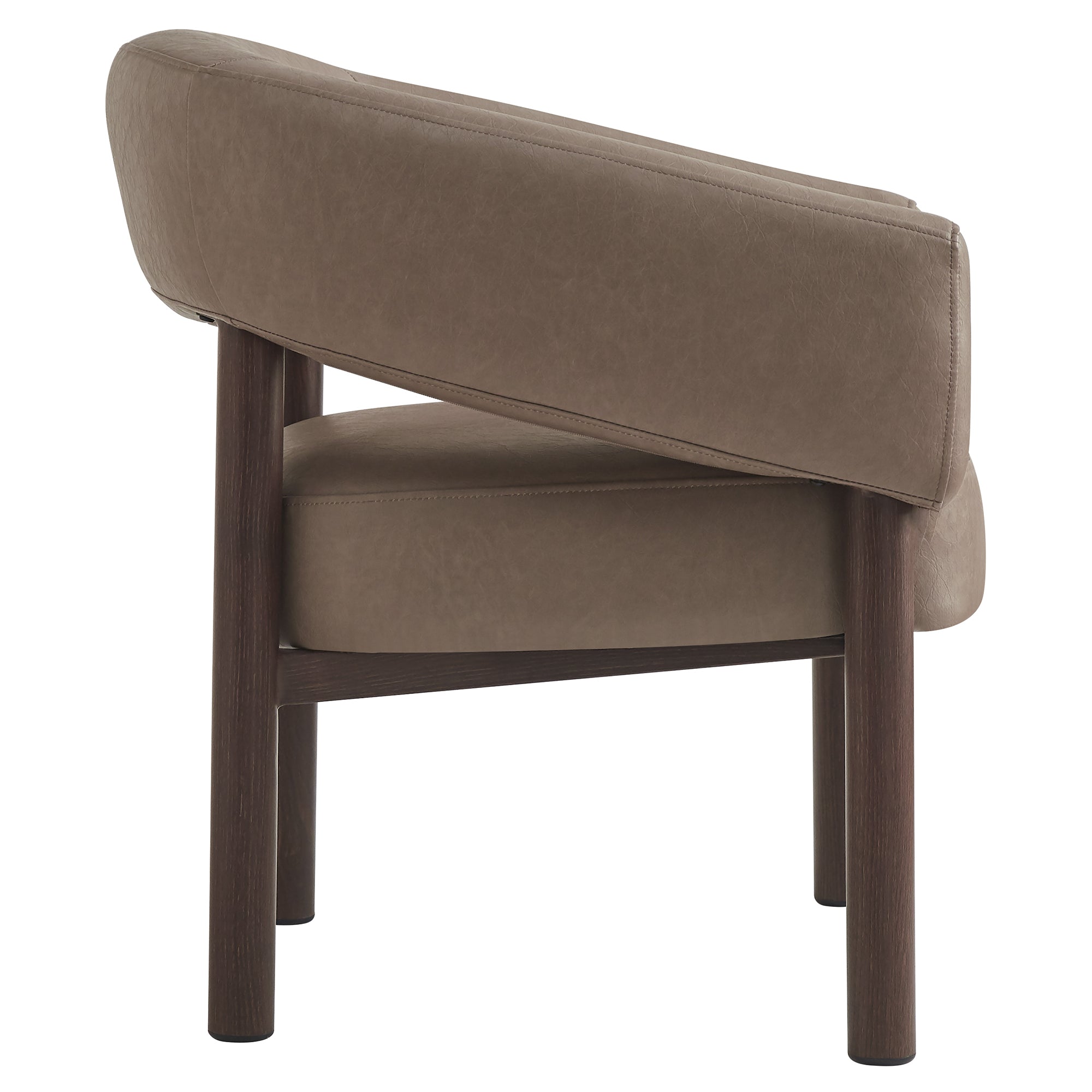 ALLEGRA-ACCENT CHAIR-DARK TAUPE